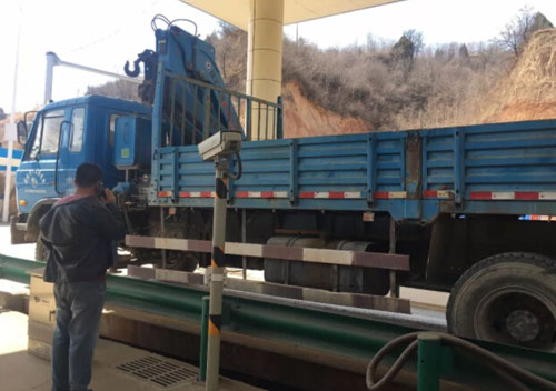 過磅校驗(yàn)現(xiàn)場1